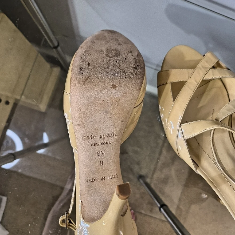 Kate Spade Tan High Heels
